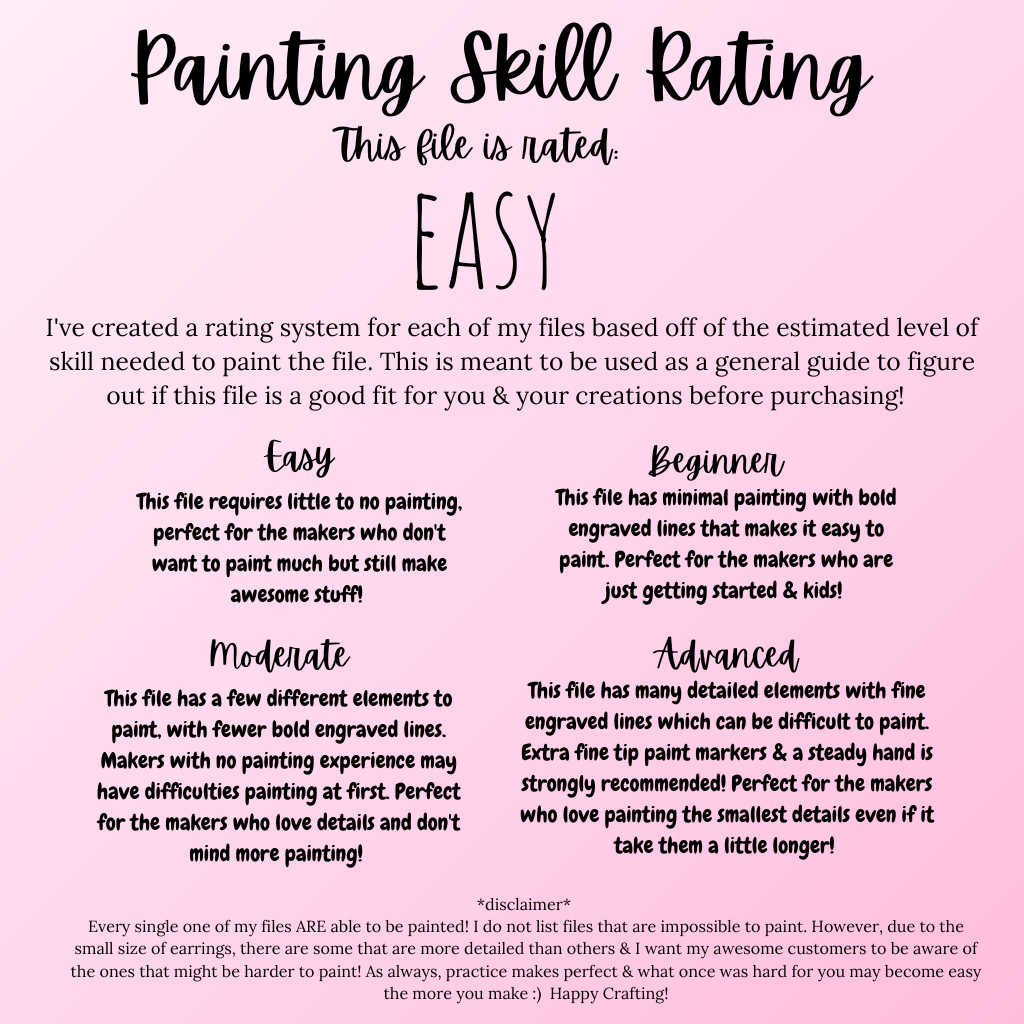 Flying Ghosts 3 Piece Dangle Earrings SVG