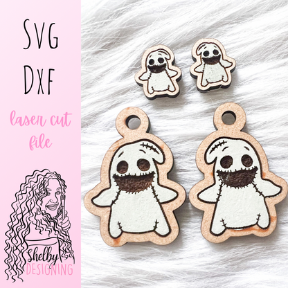 Baby Nightmare B4 Christmas Stud/Dangle Earrings Set SVG