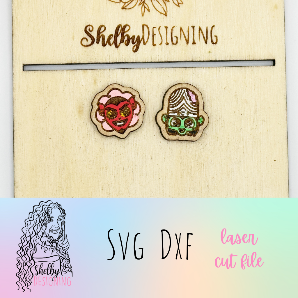 HIM n Mojo Mix n Match Stud Earring SVG