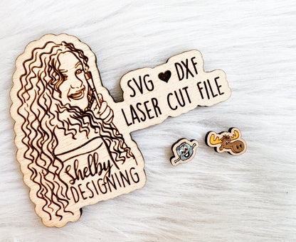 BFF Mix n Match Series | Rocky & Bullwinkle Studs SVG