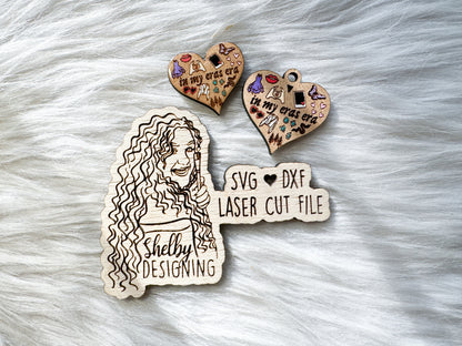In My Eras Era Pin/Keychain/Earring Combo SVG