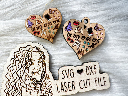 In My Eras Era Pin/Keychain/Earring Combo SVG
