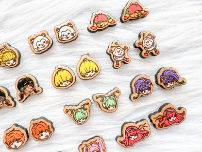 Rainbow Brite & Color Kids Stud Earring Bundle SVG