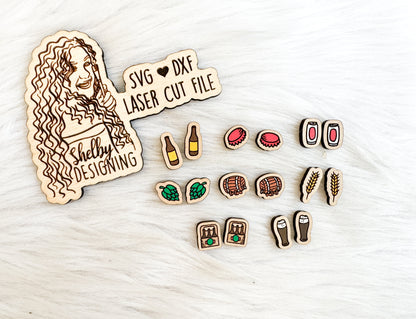 Beer Lover Stud Earring Bundle