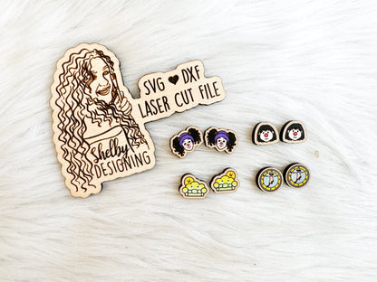 Big Comfy Couch Stud Earring Set