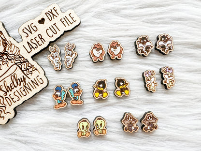 Baby Looney Tunes Stud Earring Bundle SVG