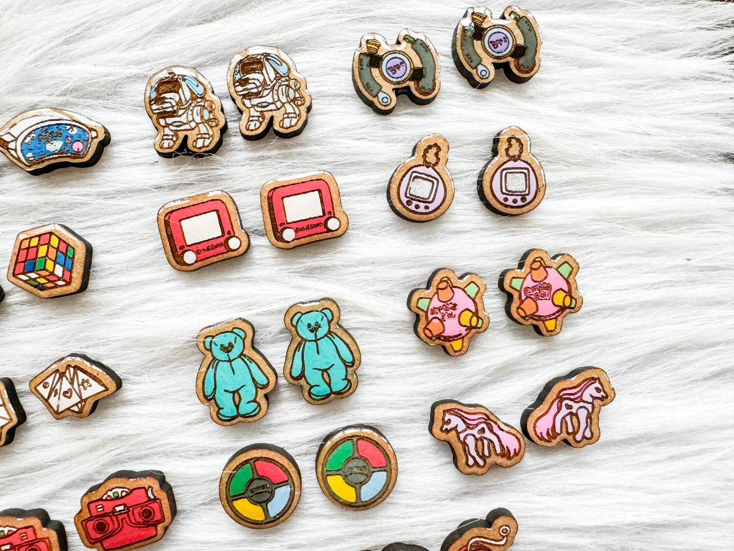 Mega Nostalgic 90s Things Stud Earring Bundle SVG