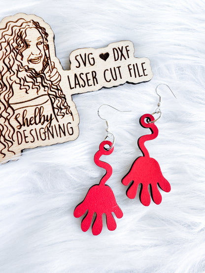 Slap Toy Dangle Earring SVG DXF Digital File
