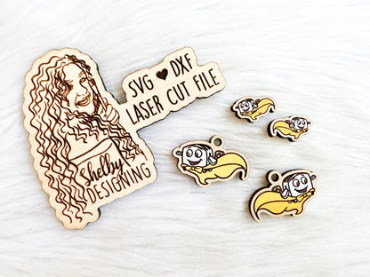 The Brave Lil Toaster Stud/Dangle Combo SVG