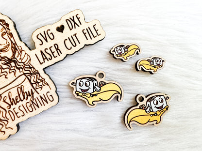 The Brave Lil Toaster Stud/Dangle Combo SVG