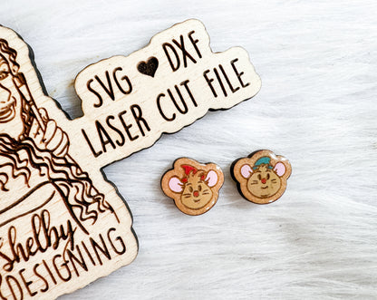 BFF Mix n Match Series | Gus & Jaq Stud Earrings SVG