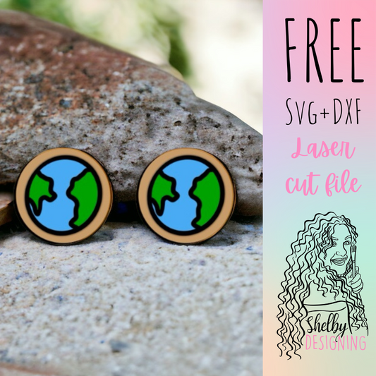 FREE | Earth Day Studs SVG