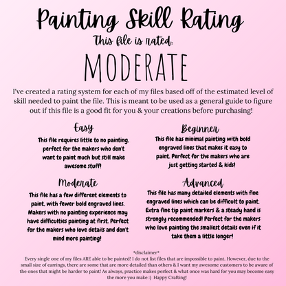 BFF Mix n Match Series | Lumiere & Cogsworth Stud Earrings SVG