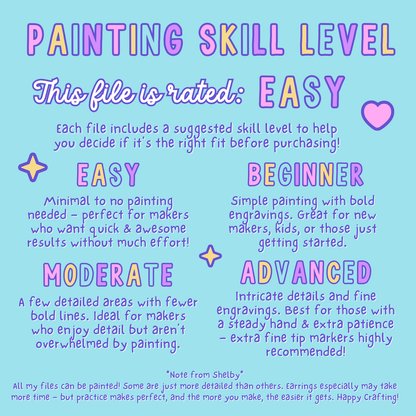 Huntrix & Saja Boys Logo Stud Earring Set SVG DXF Laser Cut File