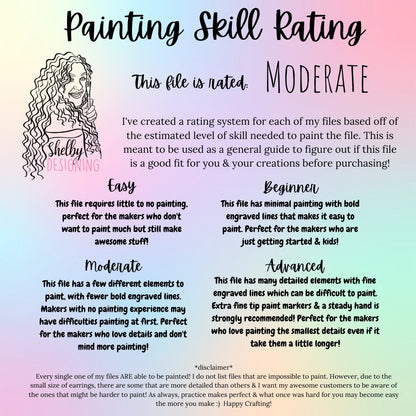 Cryptid Creatures Stud/Dangle Earrings Bundle SVG