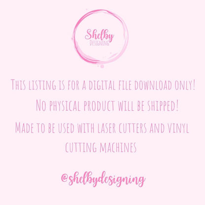 Merry And Bright Circle Sign SVG