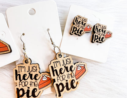 Pumpkin Pie Set Earrings SVG