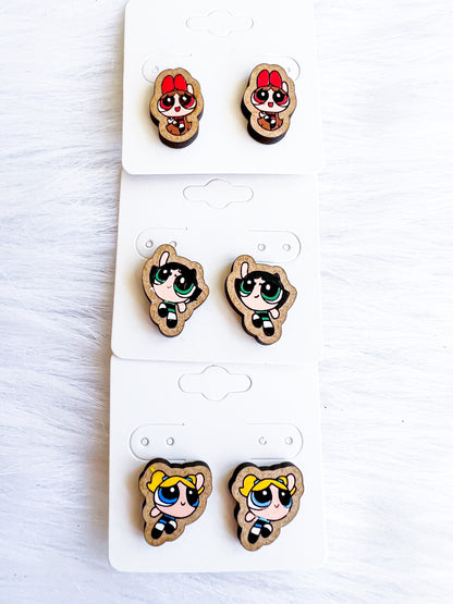 Cartoon Mix n Match Stud Earrings Bundle SVG