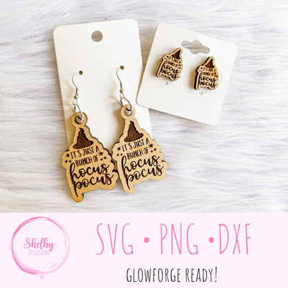 Just A Bunch Of Hocus Pocus Earrings SVG