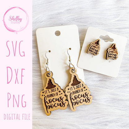 Just A Bunch Of Hocus Pocus Earrings SVG