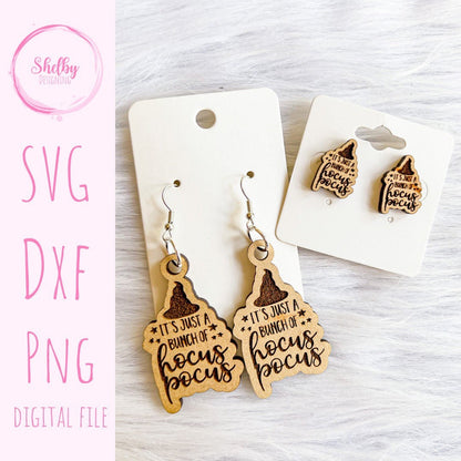 Hocus Pocus Sanderson Sisters Earrings Bundle SVG