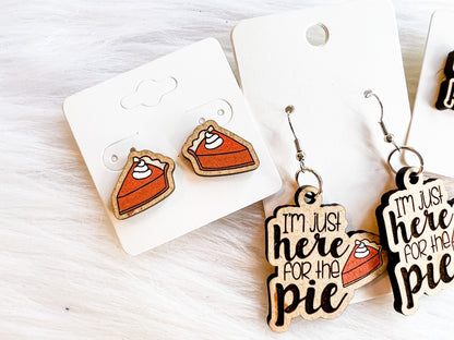 Pumpkin Pie Set Earrings SVG