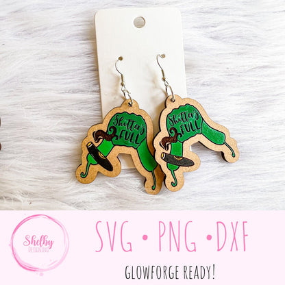 Shitters Full Dangle Earrings SVG