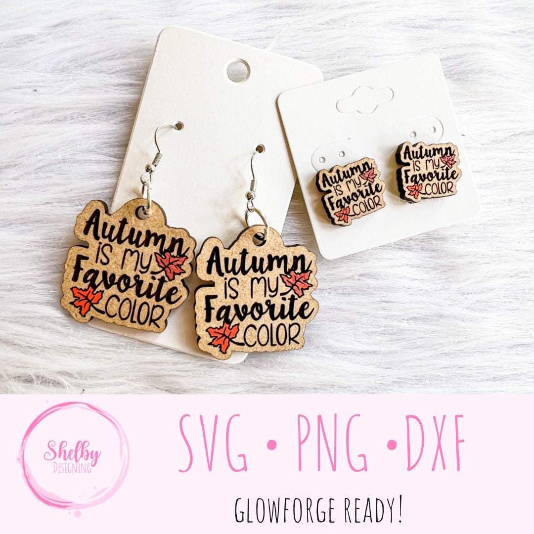 Fall Autumn Season Earring Bundle SVG