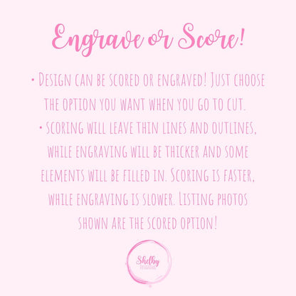 Teardrop Ghost Dangle Earrings SVG