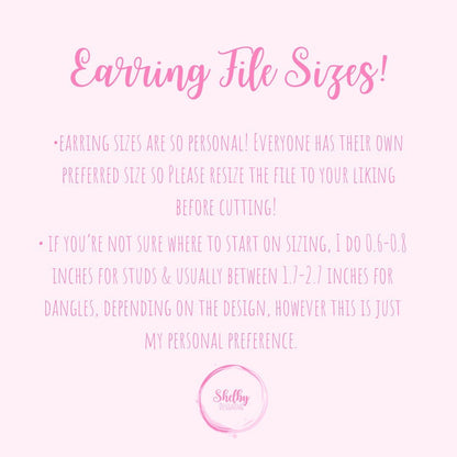 Shitters Full Dangle Earrings SVG