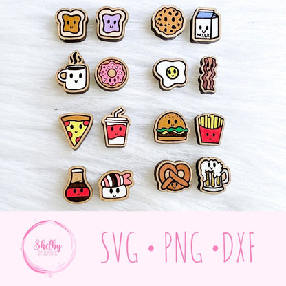 Kawaii Perfect Match Stud Earrings Bundle SVG