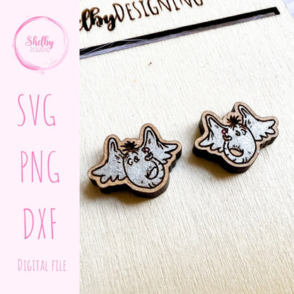 Horton Hears a Who Stud Earrings SVG