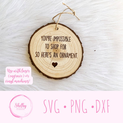 Funny Christmas Ornament SVG