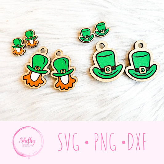 St Patricks Day Earrings Combo SVG