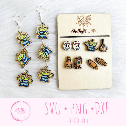 Toy Story Earrings Bundle SVG